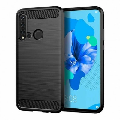 Husa Silicon CARBON Huawei P20 Lite 2019 Negru foto