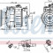 Compresor AC clima LAND ROVER FREELANDER; MG MG TF, MG ZR, MG ZS, MG ZT, MG ZT- T; ROVER 75 1.6 1.8 intre 1998-2009