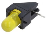 LED Galben 5mm 20mA 60&deg;
