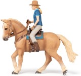 Figurina - Wild West Horse and Cowgirl | Papo