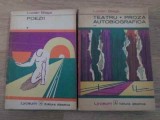 POEZII, TEATRU, PROZA AUTOBIOGRAFICA VOL.1-2-LUCIAN BLAGA-261206