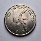 25 Cents 1970 - Bermude - Regina Elizabeth II