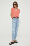 Levi&#039;s jeansi HIGH WAISTED MOM JEAN femei high waist
