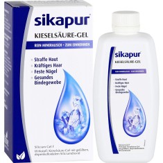 Gel Mineral din Silica, Sikapur, Acid Silicilic pentru Ingestie Orala, pentru Par, Piele si Unghii S