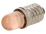 Lampă LED portocalie E10 230V