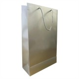 Pungi Cadou Argintii Paper Craft 23x38x10 cm - SET 10 buc