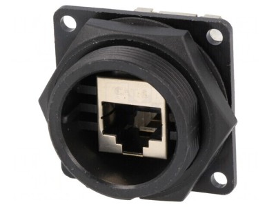 Soclu RJ45 Cat 6 Ecranat IP67/IP68 8P8C foto