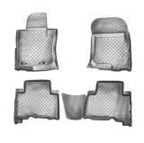 Set de 4 covorase cauciuc 3D stil tavita premium pentru Toyota Land Cruiser J15 din 2013, Recambo