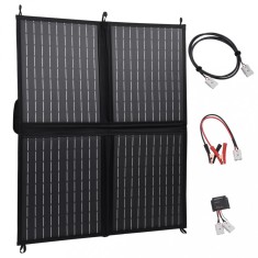 Incarcator panou solar pliabil 80 W 12 V foto