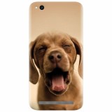 Husa silicon pentru Xiaomi Redmi 5A, Cute Yawning Puppy