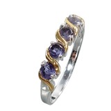 Cumpara ieftin Inel argint 925 cu iolit, 7.5