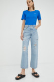 Levi&#039;s jeansi Ribcage Straight femei high waist