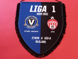 Fanion (protocol-oficial) meci fotbal VIITORUL Constanta-SEPSI OSK (26.01.2021)