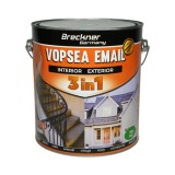 Vopsea email anticoroziva 3 in 1 verde 6018 pe baza de solvent 3.5L, direct pe rugina, interior si exterior Breckner Germany