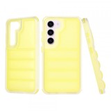 Husa pentru Samsung Galaxy S23 S911, Techsuit, Wave Shield, Galbena