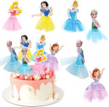 Pncess Cake Toppers Accesorii pentru petreceri Toppers pentru cupcake prințesă,, Oem
