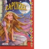 Rapunzel. Carte de colorat + poveste (format A5)
