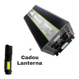 Invertor sinus pur, 5000 W putere continua, 12V sau 24V auto, cu telecomanda