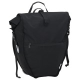 vidaXL Geanta pentru bicicletă pentru suportul de bagaje 25 L Negru 32.5x17x57 cm
