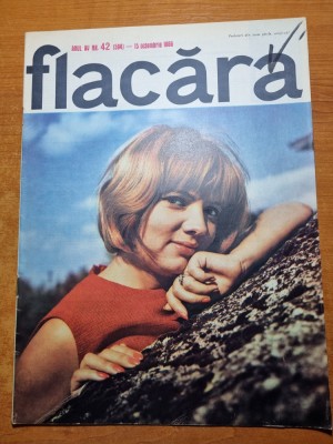 flacara 15 octombrie 1966-ceausescu vizita in hunedoara,art.alba iulia si husi foto