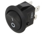 Rocker Switch DPST ON-OFF 10A 125VAC Black