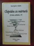 Clepsidra cu marturii Proba exilului II