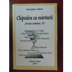 Clepsidra cu marturii Proba exilului II