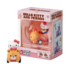Figurina cu vehicul, Yume, Hello Kitty and Friends, Zoom Hero S1, Hello Kitty