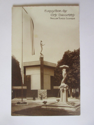 Carte postala foto Paris-Expozitia de arte decorative 1925-Pavilion Cehoslovacia foto