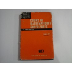 COURS DE MATHEMATIQUES SUPERIEURES - V. SMIRNOV