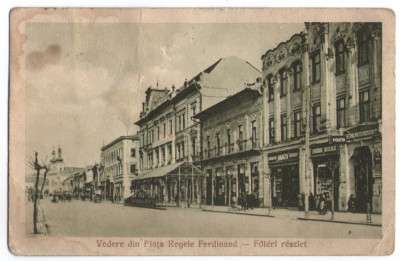 1923 - Targu Mures, P-ta Regele Ferdinand (jud. Mures) foto