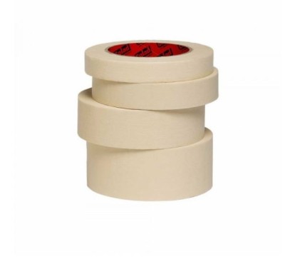 Banda mascare hartie Colad Premium, rezista pana la 80 &amp;Acirc;&amp;deg;C, culoare alb, lungime 50 metri, latime 25mm, 1 buc. foto