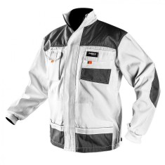 Jacheta de lucru alba, marimea XL/56 81-110-XL