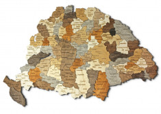 Fa Nagy-Magyarorsz&amp;aacute;g 3D puzzle falit&amp;eacute;rk&amp;eacute;p 70x42cm foto