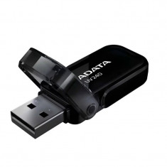 MEMORIE USB 2.0 ADATA 64 GB cu capac carcasa plastic negru AUV240-64G-RBK