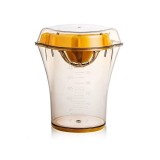 Storcator manual citricie eMazing, cu recipient de 600 ml, 15x8.5x13.5 cm, material ABS, Transparent