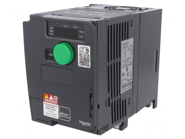 Invertor vectorial 0,75kW 0-10V 9 2,3A ATV320U07N4C