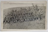 SOLDATI ROMANI DIN COMPANIA III PIONIERI , LA LUGOJ , FOTOGRAFIE DE GRUP , 1940 , CARTE POSTALA