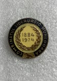 Insigna combinatul siderurgic Hunedoara 1884-1974