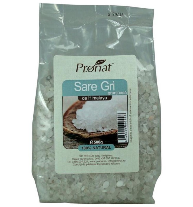 Sare Gri Grunjoasa de Himalaya Pronat 500gr