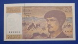 Bancnota Franța 20 franci 1997 Debussy UNC, 20 francs 1997