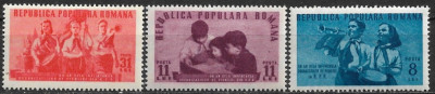 B2762 - Romania 1950 - Pioneri 3v. neuzat,perfecta stare foto