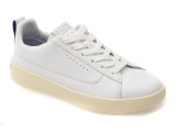 Cumpara ieftin Pantofi sport GEOX albi, D658KD, din piele naturala