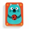 Puzzle incastru din lemn Max - 4 piese, Djeco
