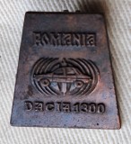 DACIA 1300 auto Romania, insigna veche anii 1970