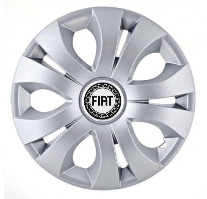 Set 4 capace roti Top Gray pentru gama Fiat, R17