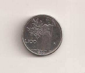 Moneda Italia - 100 Lire 1990 foto