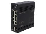 Switch PoE Ethernet administrabil 10 porturi