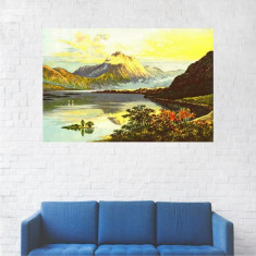 Tablou Canvas, Peisaj Lac de Munte - 20 x 30 cm foto