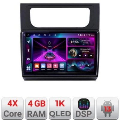 Navigatie VW Touran 2010-2016 A-touran3 4+64 InCell Display 1K Android Waze USB Navigatie Internet Youtube Radio CarStore Technology foto